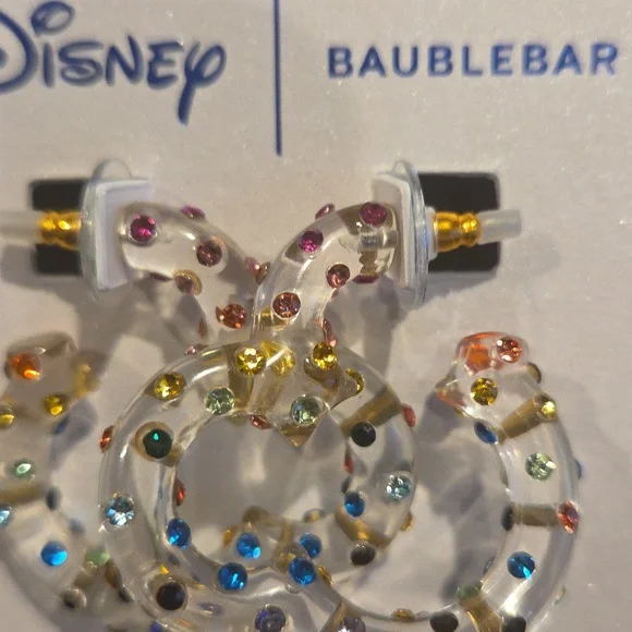 BaubleBar Multicolor Hoop Earrings